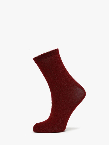 Sokken Pieces Rood socks women 17078534